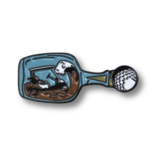 Golf Cart in a Bottle | Ball Marker